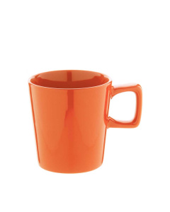 Mug in ceramica colorata e manico rettangolare 280 ml 