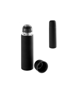 Thermos in acciaio con finitura gommata 500 ml 