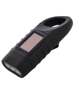 Torcia ecologica con dinamo e pannello solare