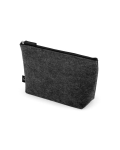 Trousse multiuso in feltro riciclato con zip
