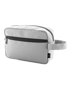 Trousse cosmetici in PU riciclata con doppio scomparto