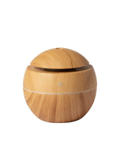 Umidificatore LED con finitura legno e serbatoio da 130 ml