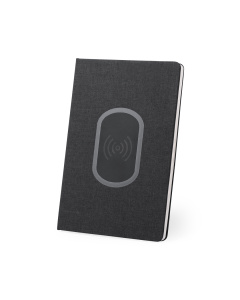 Quaderno a5 con caricatore wireless integrato 5w