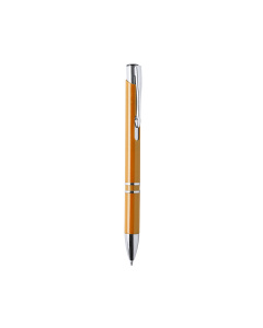 Penna a sfera in plastica con clip cromata personalizzabile