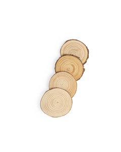 Set di 4 Sottobicchieri in Legno