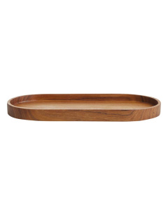 Vassoio ovale in legno di teak