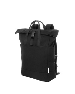 Zaino rolltop in tela riciclata con scomparto imbottito per laptop