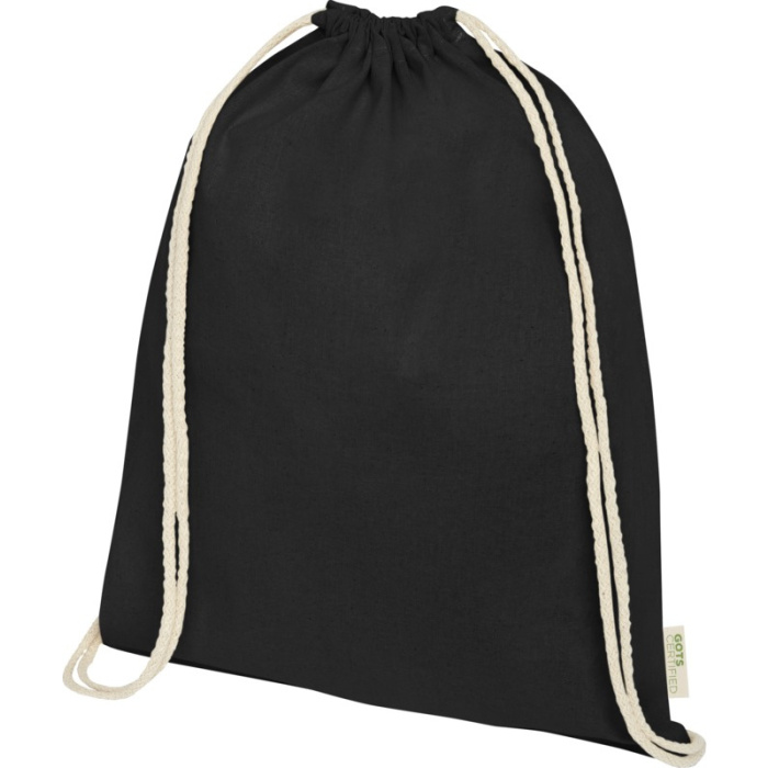 Zaino con coulisse 140 g in cotone organico