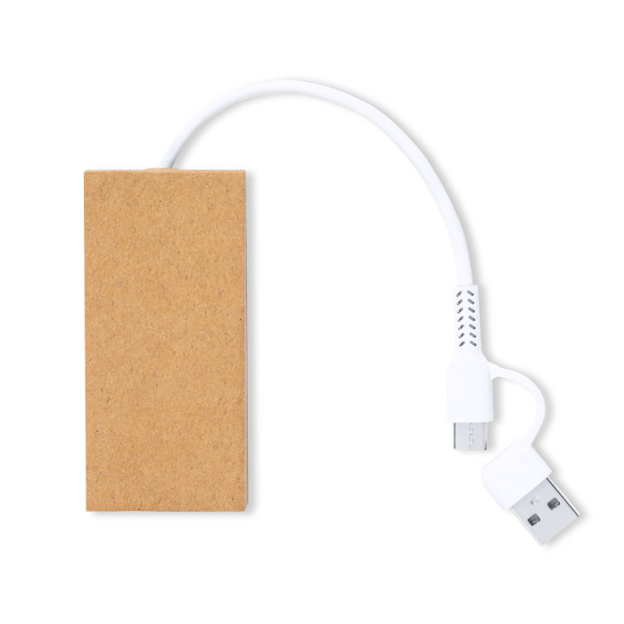 Porta usb in cartone riciclato 