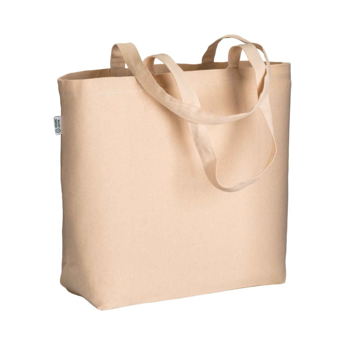 Shopper in cotone biologico con manici lunghi 220 g