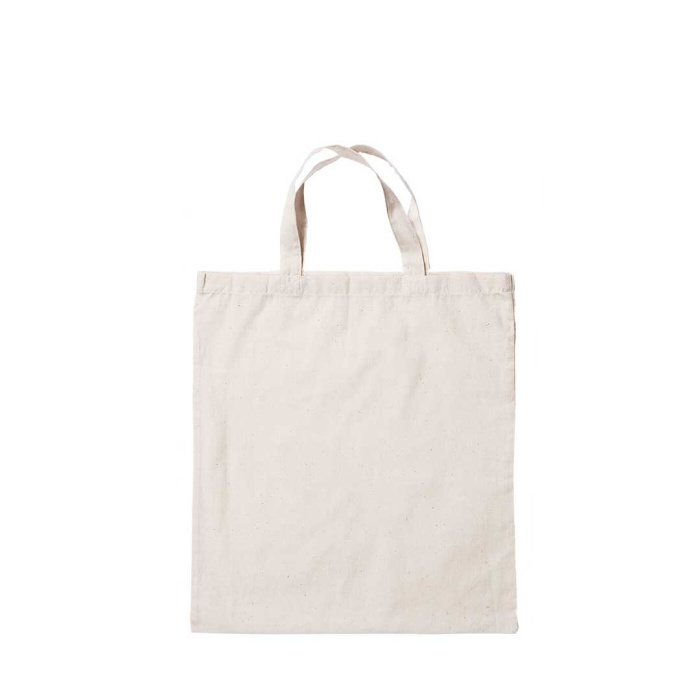 Borsa in cotone con manici corti | 105gr