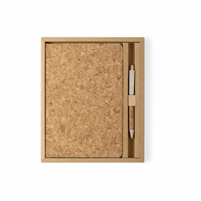 Set Ecologico con Blocchetto e Penna a Sfera