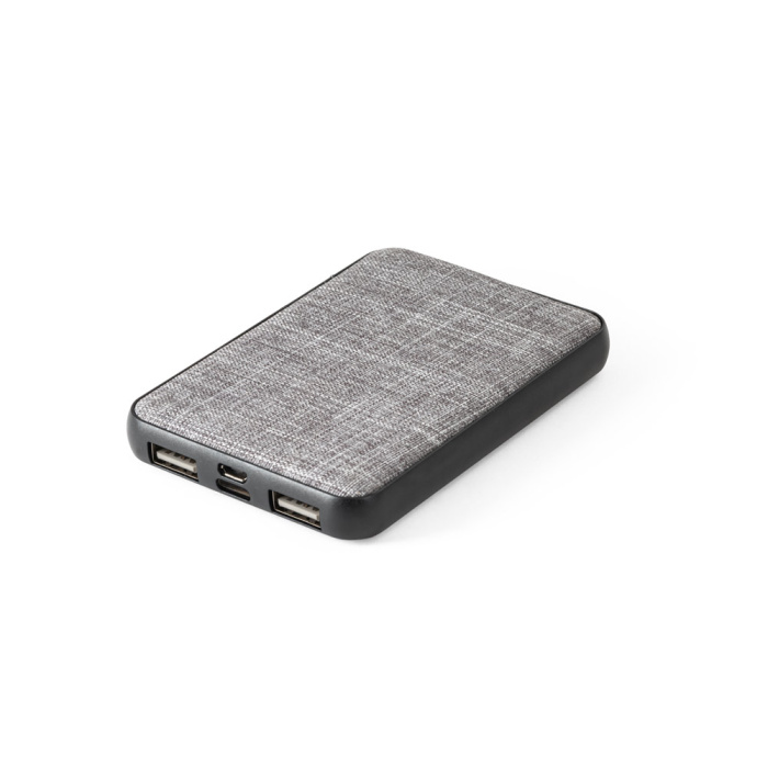 Power bank 5000 mAh in rPET con confezione regalo