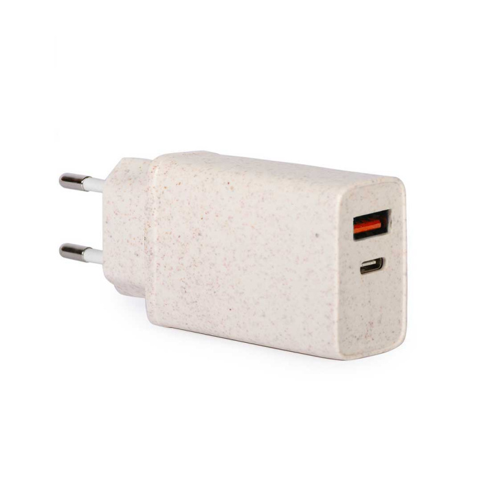 Adattatore da muro con 2 uscite