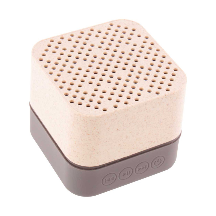 Cassa bluetooth in plastica ecologica con luce LED multicolore
