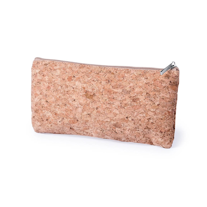 Astuccio con cerniera in sughero naturale