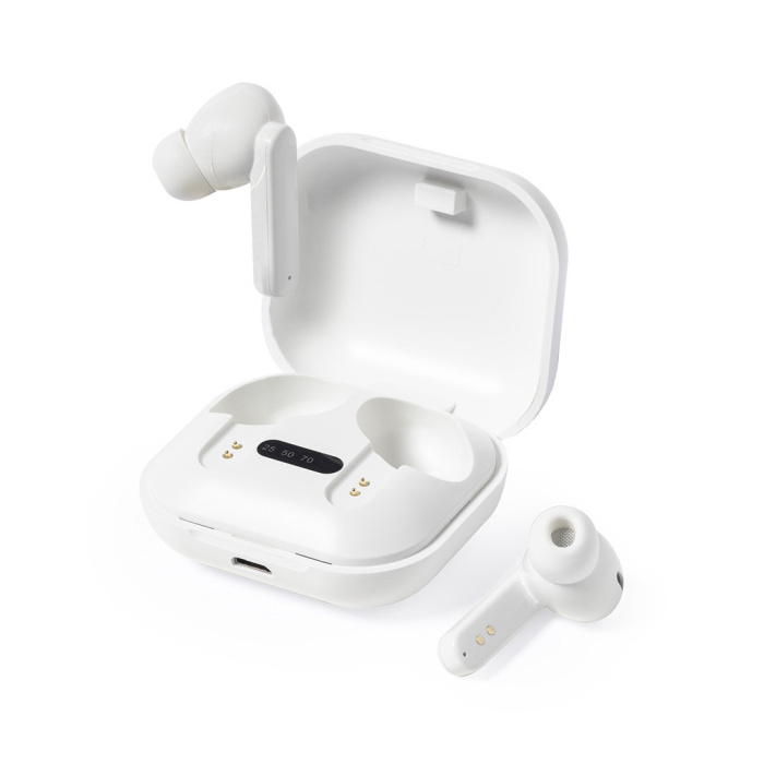 Auricolari wireless in materiale riciclato da personalizzare