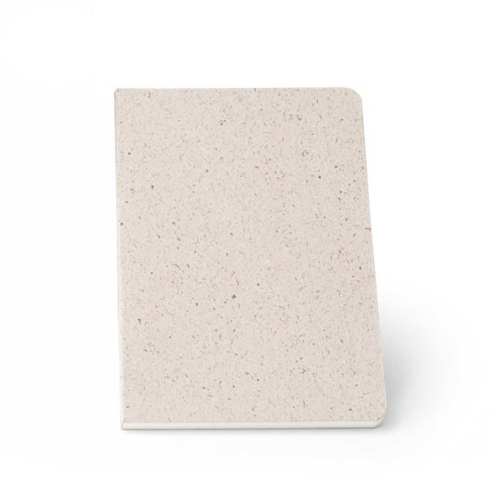 Block notes copertina semi rigida in fibra naturale e cotone | A5