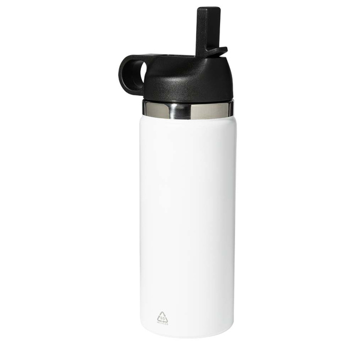 Borraccia termica acciaio riciclato con cannuccia 500 ml