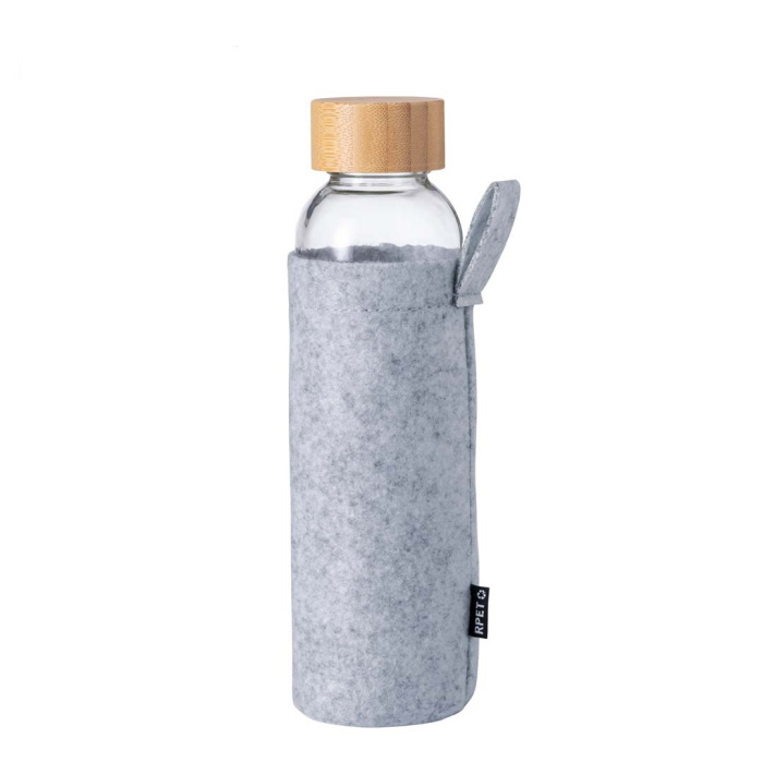 Borraccia in vetro con rivestimento in feltro RPET | 500 ml 