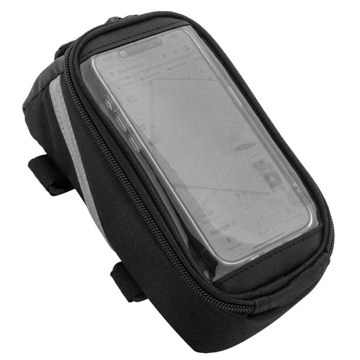 Borsa da bici in RPET con tasca touchscreen