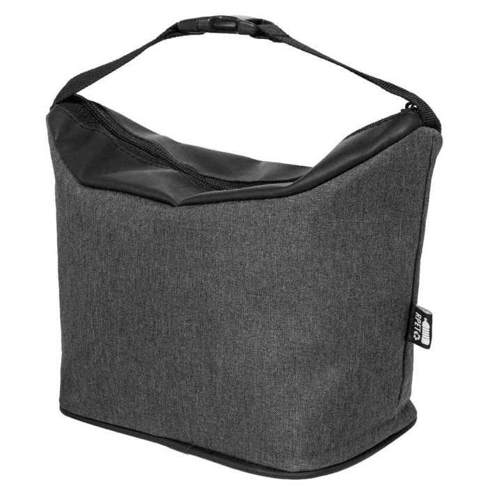 Borsa frigo in RPET con dettagli in pelle riciclata
