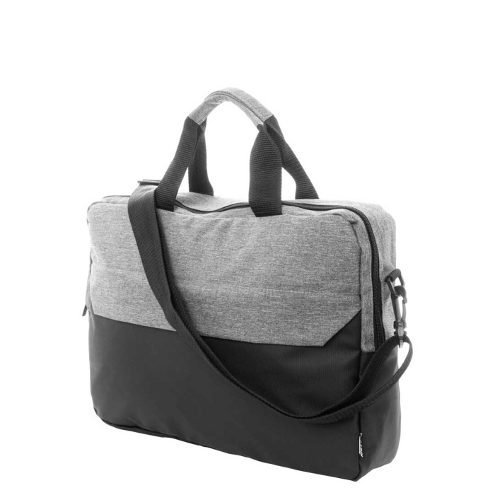 Borsa porta documenti impermeabile bicolore in RPET