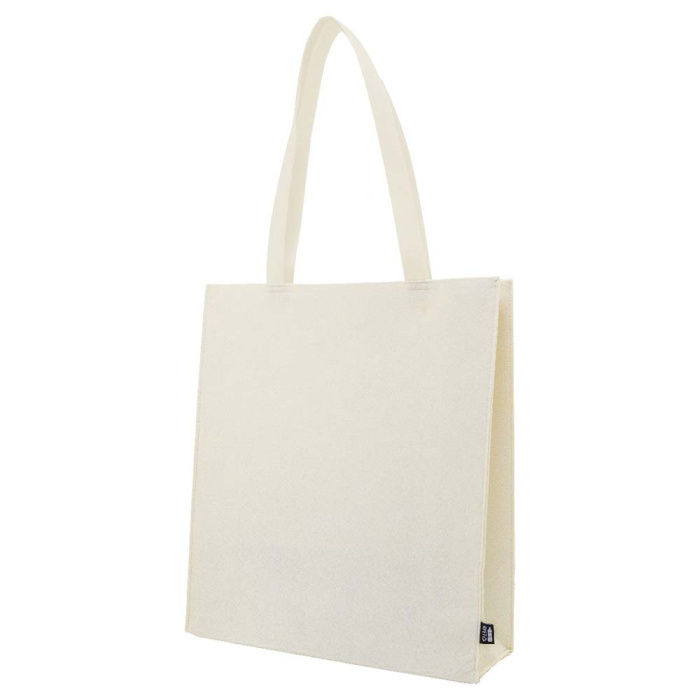 Borsa spesa in feltro RPET con manici lunghi