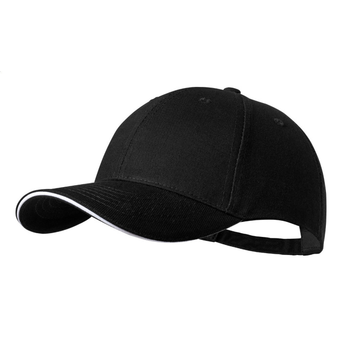 Cappellino 6 pannelli in cotone spazzolato con fibbia