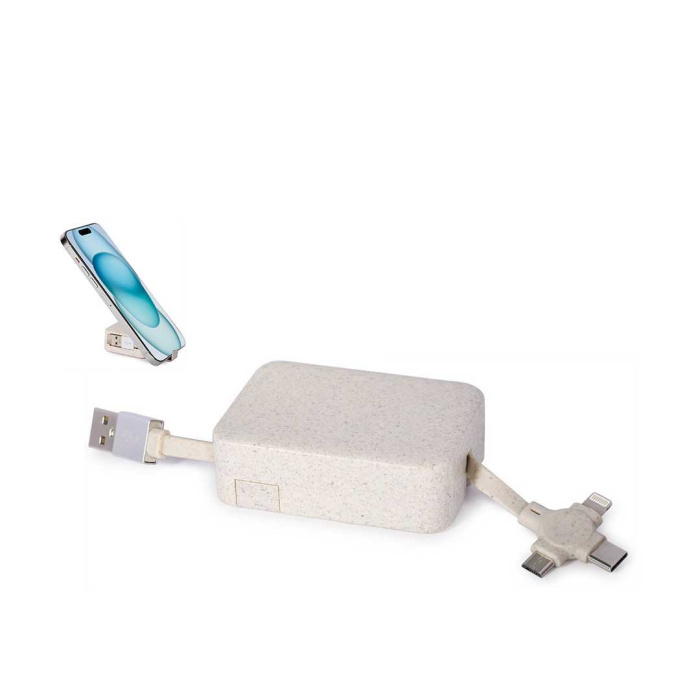 Cavetto di ricarica con supporto smartphone