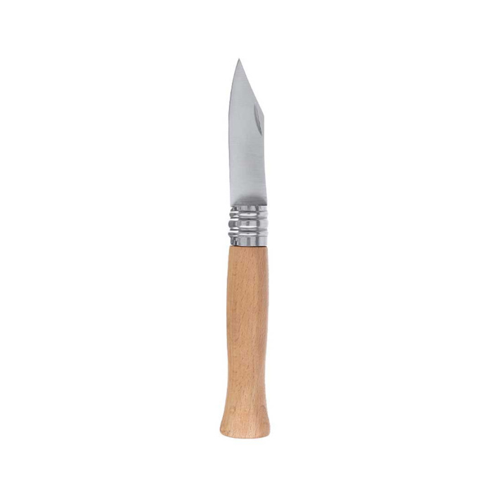 Coltellino in acciaio inox con impugnatura in legno laccato