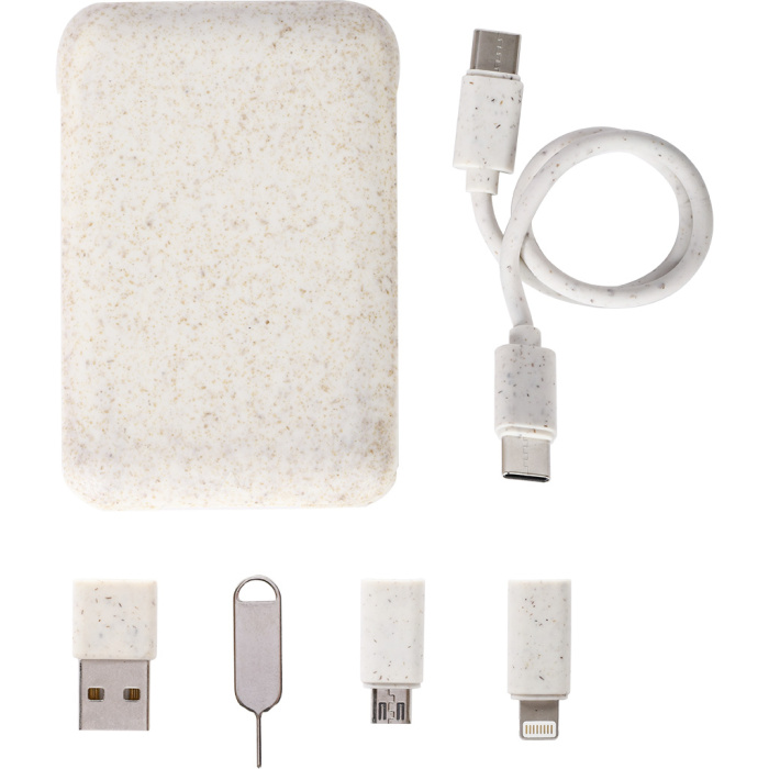 Set di cavetti per ricarica in materiale sostenibile