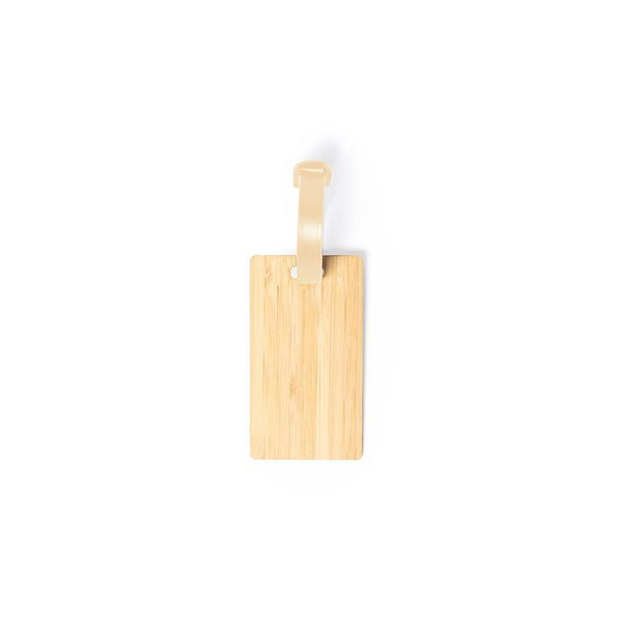 Etichetta bagagli in bamboo