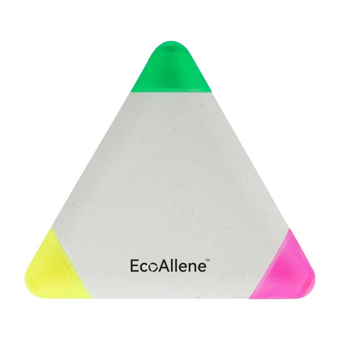 Evidenziatore triangolare in plastica riciclata
