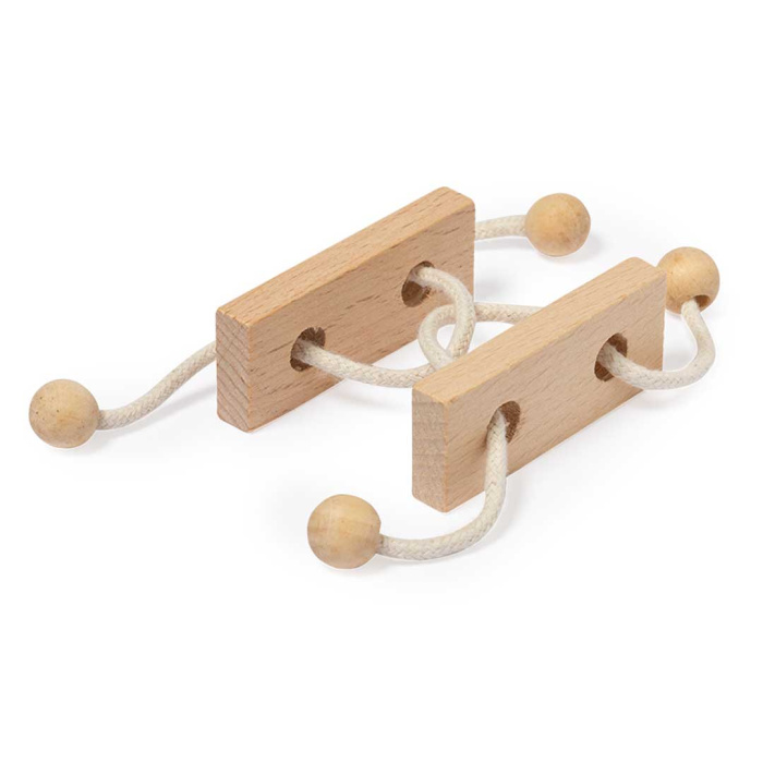 Gioco di abilità in legno con corda
