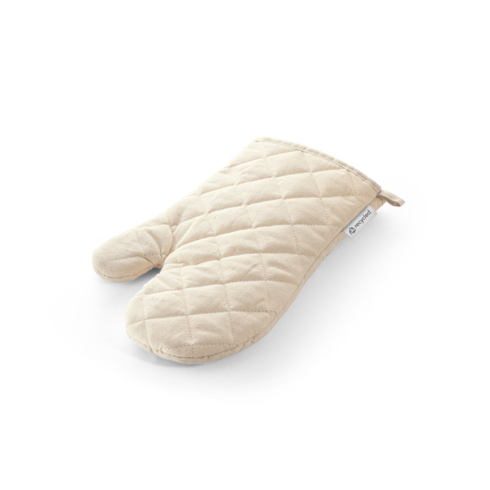 Guanto da cucina in cotone riciclato personalizzabile