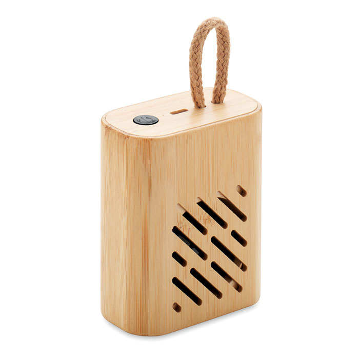 Mini speaker in bamboo con Bluetooth 3W