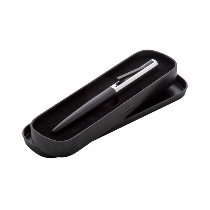 Penna elegante in alluminio con clip innovativa