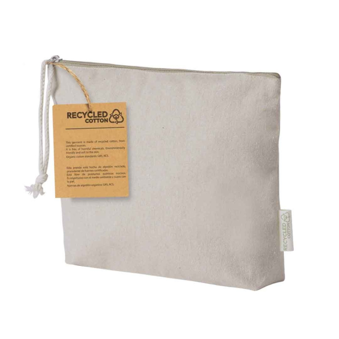 Pochette grande in cotone riciclato