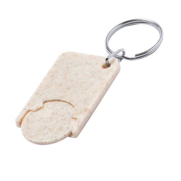 Portachiavi con gettone personalizzabile