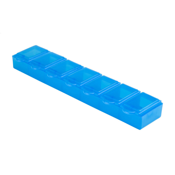 Portapillole settimanale in plastica personalizzabile
