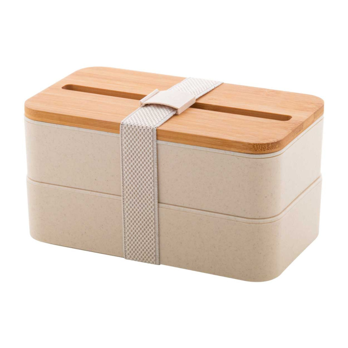 Porta pranzo con posate e portacellulare