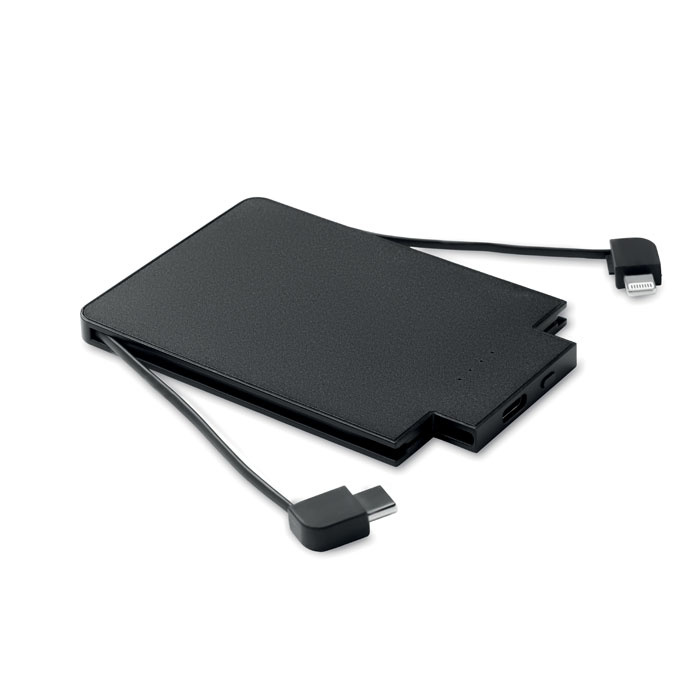 Power bank magnetico con cavi integrati 2500 mAh