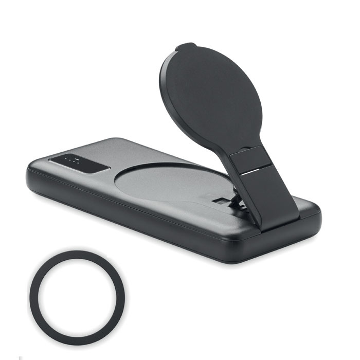 Power bank magnetico con ricarica wireless 15W