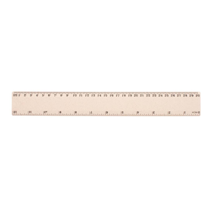 Righello da 30 cm in plastica ecologica di paglia di grano
