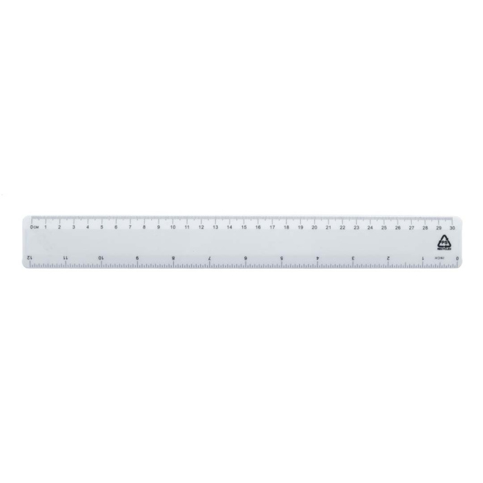 Righello da 30 cm in plastica riciclata