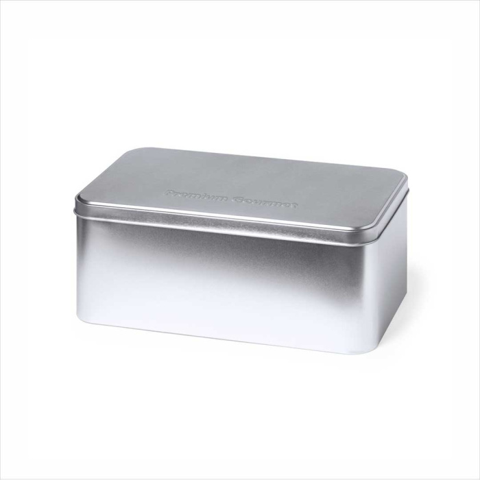 Scatola regalo rettangolare in metallo