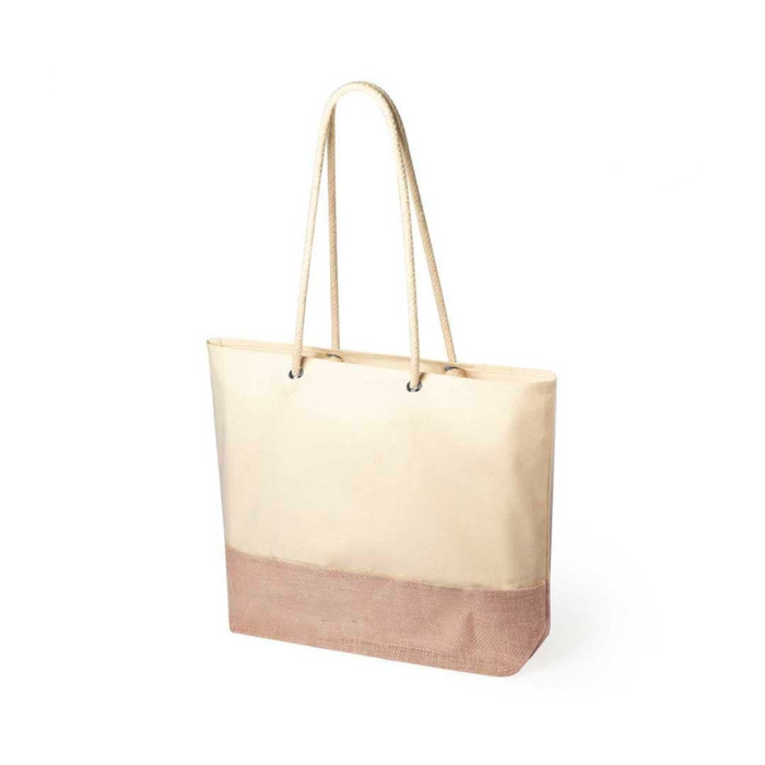 Borsa Shopper Naturale in Cotone | 48 x 35 x 15 cm 