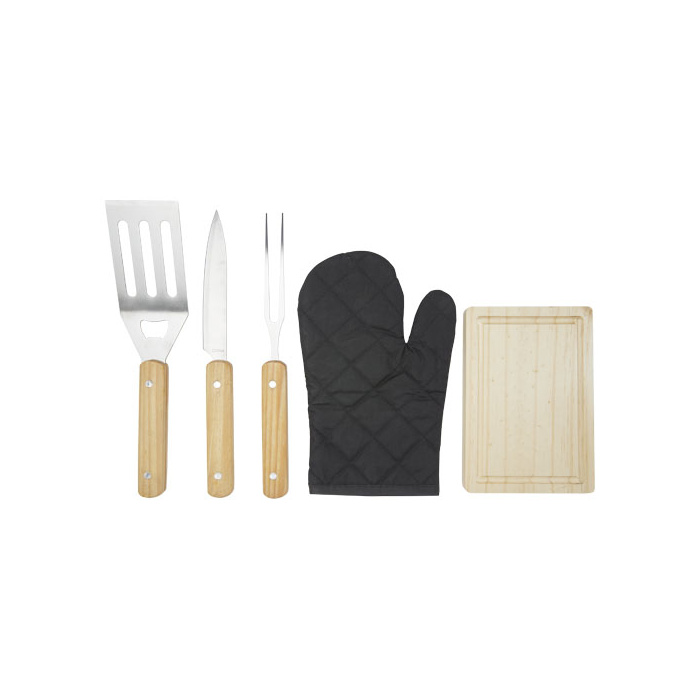 Set BBQ Gratar da 5 pezzi