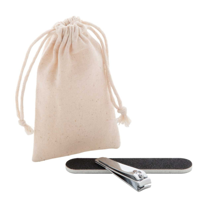 Set manicure in sacchettino di cotone 